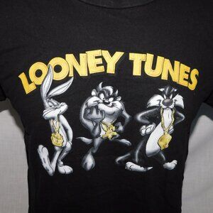Looney Tunes Bugs Bunny Taz Sylvester Gangster Hip Hop Graphic T Shirt Mens M